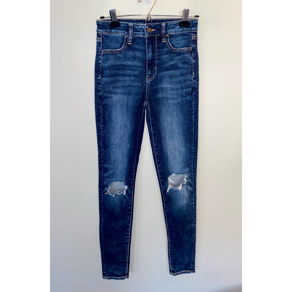 American Eagle super high rise jegging size 2 comfy stretch bin1